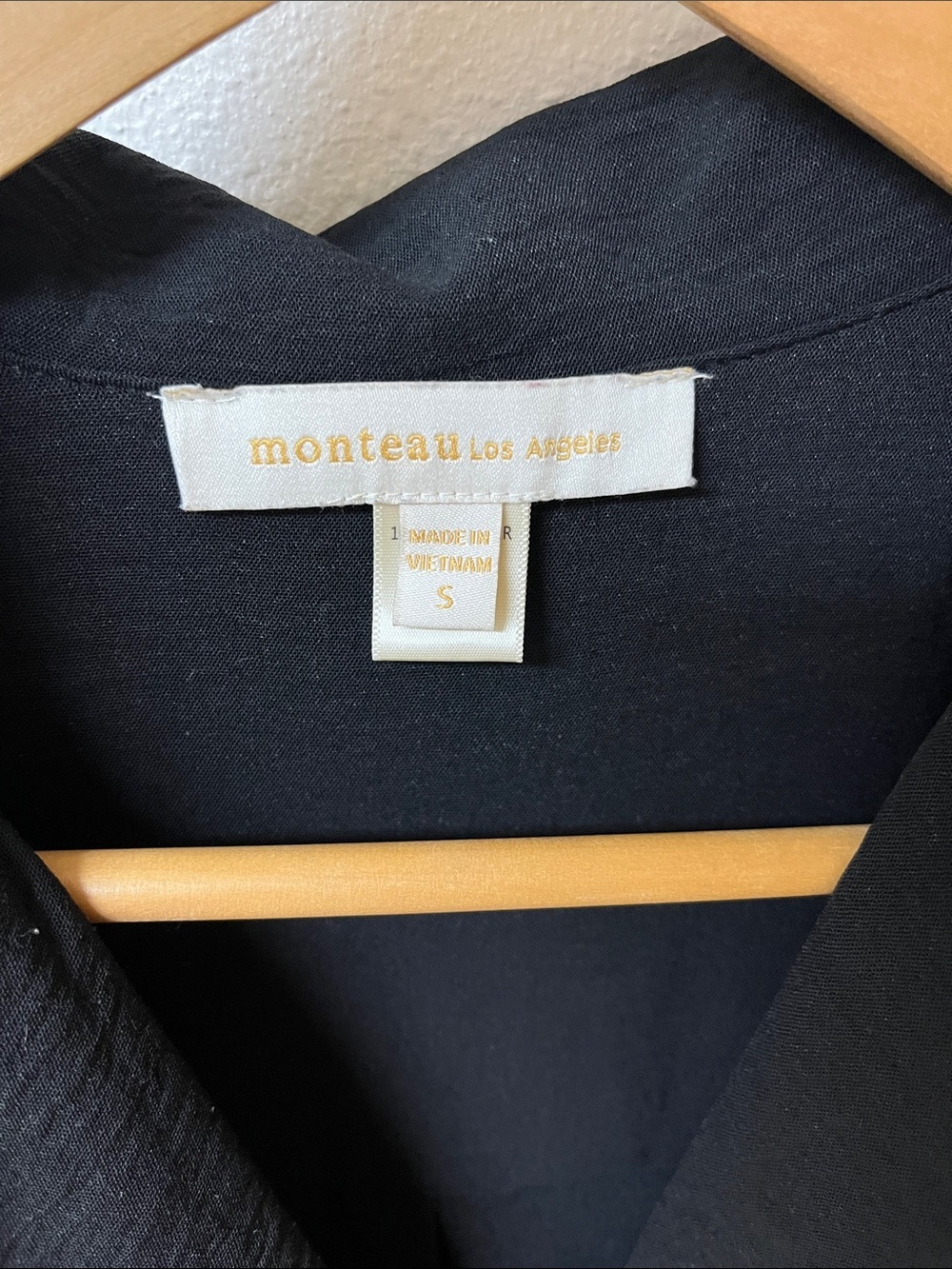 Monteau Los Angeles Black Jumpsuit women’s size S - Picture 2 of 3